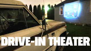 How I Built A $100 Drive-In Movie Theater To Hang Out With Friends While Social Distancing